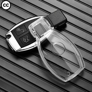 CC] Mercedes Benz Key Cover, TPU Car Remote Key Case Shell Fob For Mercedes Benz A B C E R Class GLS
