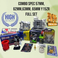 COMBO RACING SPEC 57MM , 62MM , 63MM Y15ZR (HEAD LEO CNC PORTING)