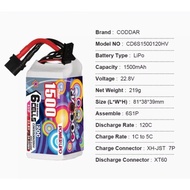 CODDAR HV 6S 1500MAH