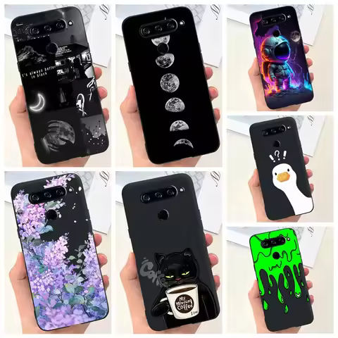 For LG V40 V35 V50s V50 ThinQ Phone Case LG G8X ThinQ Coque Soft Silicone TPU Slim Casing Capa For L