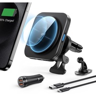 ESR for MagSafe Car Mount Charger, 15W Magnetic Wireless Car Charger, for MagSafe Phone Charging, Ai