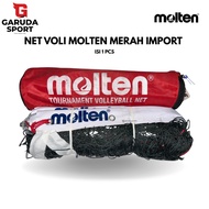 MERAH MOLTEN VOLLEYBALL NET RED WIRE BAG WIRE SLING VOLLEYBALL NET/