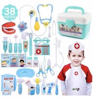 美國🇺🇸直送：tomons 兒童醫生套組，38 件式醫療套裝 假裝 Play Doctor Kit 兒童玩具組