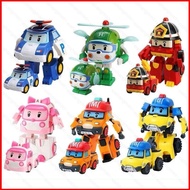 HK5 Deformed Police Car Poli Toy Car Kids Baby Enlightenment Toys Amber Roy Helly Mark Bucky Deforma
