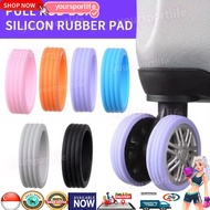 Suitcase Wheels Protection Cover Reduce Noise Wheel Wear Silicone Travel Luggage Caster shoes Suitcase Parts 行李箱轮子保护套