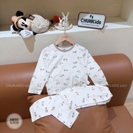 HW105 - Long-sleeved T-shirt set FOR KIDS with car-themed painting