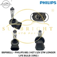 PHILIPS 881 ( H27 ) 12V 27W LONGER LIFE BULB ( ORG )