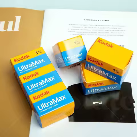 Kodak UltraMax 400 New Color Printing 135-36 35mm Film 36 Exposures 1-10 Roll Kodak Film Photo Paper