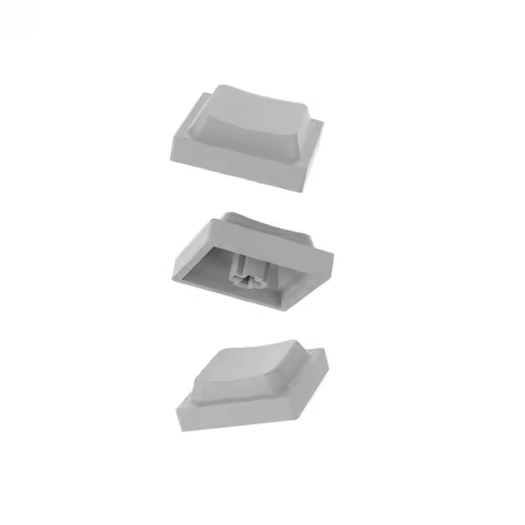 LAK Uncut Grey PBT Low Profile Keycap for Cross Shaped Low Axis Mechanical Keyboard Keycap 1U/1.25U/