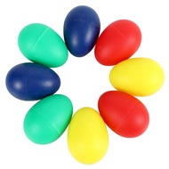 (KWIN) 8pcs Playful Plastic Percussion Musical Egg Maracas Egg Shakers - 4 Different Colors