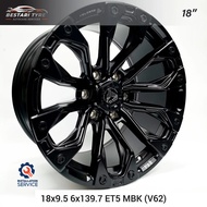 【Installation Available】V62 RAXER OFFROAD WHEELS 18 INCH 18X9.5 6X139.7 ET5 MBK READY STOCK SPORT RI
