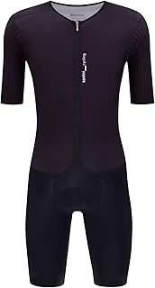 5S851YC3MADSSV4 Men's Cycling Aero Suit, Lightweight, Breathable, C3 Seat Pad, Thigh Grippers, Back 