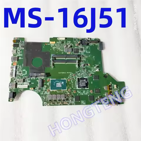 Genuine MS-16J51 FOR MSI GE62 GE72 GP62 GP72 LAPTOP MOTHERBOARD WITH I5-6300HQ I7-6700HQ AND GTX950M