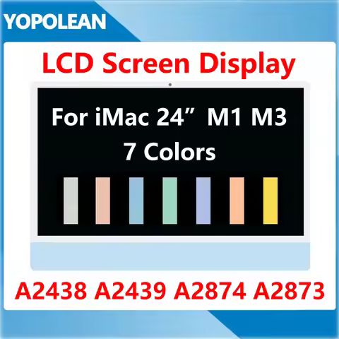 Original LCD Screen Assembly LM235UH1 SD C1/C2 For iMac 24" M1 M3 5K A2438 A2439 A2874 A2873 LCD Dis