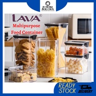 [READY STOCK] LAVA Mooca Canister Air Tight &amp; Stackable Multipurpose Container/Balang Kuih Raya [630ML, 1.25L, 1.7L]