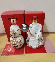 最新絕版 Suntory Royal 12 三得利皇家生肖2013,2025蛇年威仕忌兩支一套(余市竹鶴響17,21,30山崎10,18年必看