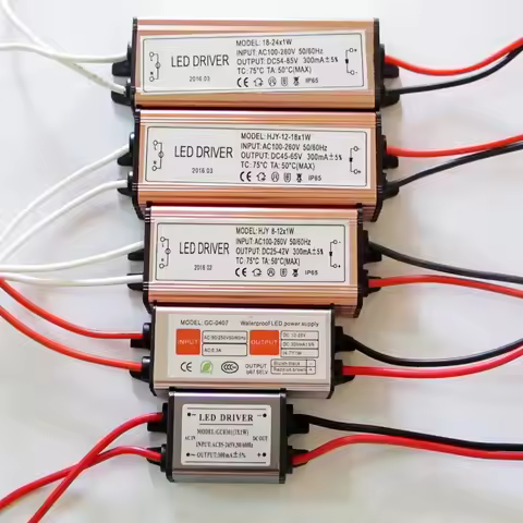 3W-24W 300mA Constant Current LED Driver 3W 4W 5W 7W 9W 12W 15W 18W 21W 24W Led Power Supply for Led