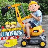 [SUPER ENGINEER]Birthday gift Kids Ride On Excavator Digger Pretend Play Construction Truck Toy Toys