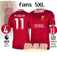 S--5XL  Fans 24-25 Liverpool Home Men's Football Jersey