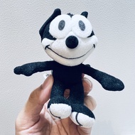 Keychain Felix the cat Doll the Most Rare Item Black Real Work Sega Label Authentic Felixthecat Lice