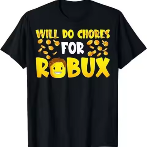 Noob And Professional Gamer Will Do Chores Robux For Men T Shirt