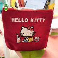Cartoon Hello Kitty Lipstick Makeup Bag Sanrio Embroidery