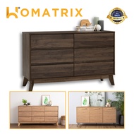 HOMATRIX Chest Drawer Cabinet Living Room Storage Cabinet Kabinet Laci Simpanan (4feet/5feet) HIRADO