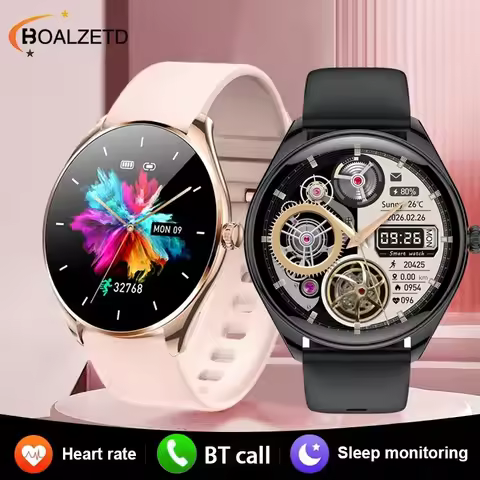 Ultra-Thin 8.6mm Smart Watch MT55 1.43Inch Amoled BluetoothCall Heart RateHealth MonitorVoice Assist