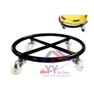 High Quality Heavy Duty 4 Wheel Iron Gas Tank Roller/Metal Gas Stand/Gas Tank Trolley/Roda Tong Gas/