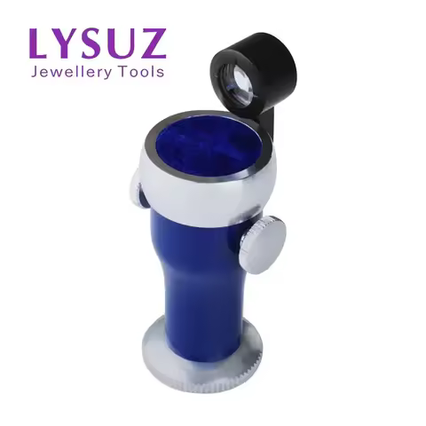 Handheld Diamond Inscription Loupe 20x High Quality Optical Glass Lens Jewelry Magnifier Scope Gemst