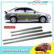 Proton Gen-2 Gen2 Door Side Moulding Black Protector