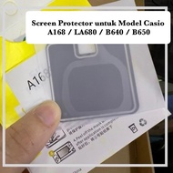 QUALITY GLASS SREEN PROTECTOR  FOR CASIO MODEL A158 / A159 / A168 / LA680 / B640 / B650 / LW204 / LW