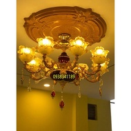 Đèn Chùm Chao Đá 8-15 Tay Hàng Cao Cấp Trang Trí Phòng Khách