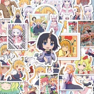 HP 100PCS Cute Anime Stickers Series Miss Kobayashi's Dragon Maid Character Mix 3 Aesthetic Stickers
