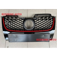 VOLKSWAGEN VW MK5 GOLF 2003 GTI 2.0 FRONT GRILLE WITH GTI WORD / SARONG DEPAN (WITHOUT LOGO) NEW