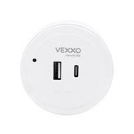 เต้ารับไร้สาย VEXXO USB TYPE A/C APB-0020 10 วัตต์ สีขาว (1280071)