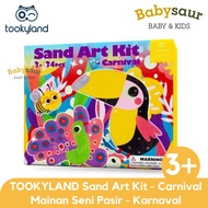 TOOKYLAND Sand Art Kit Carnival Sand Art Creation Toy Carnival Theme for Children 3 Years +