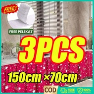 1/2/3PCS Sink Curtain Velcr Type langsir kabinet dapur 150x70CM langsir dapur langsir tingkap dapur 