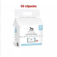 Applecrumby Pure Water Wipes 50s x3 packs Bundle Set Newborn Baby Wet Tissue for body and mouth wipe
