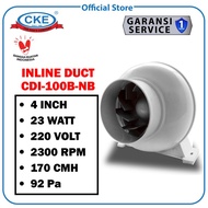 DUCT INLINE CKE CDI-100B-NB 4 INCH INLINE FAN DUCT FAN BLOWER HISAP