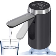 Water Dispenser for 5 Gallon Bottle - Smart LED Display, Rechargeable Water Pump, Long-Lasting, Fold