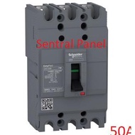 SCHNEIDER MCCB NFB Breaker EZC100F EZC 100F 3P 50A 50 A EZC100F3050 10kA