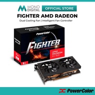 POWERCOLOR FIGHTER AMD RADEON RX 7600 8GB GDDR6 128BIT GRAPHICS CARD DUAL COOLING FAN - RX7600 8G-F