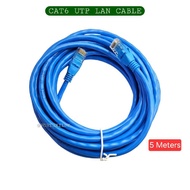 CAT6 UTP LAN CABLE 5 METERS ( HIGH SPEED ETHERNET CABLE 10Gbps )
