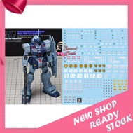 COPY GHOST  HG RGM-79SP II GM SNIPER II WATERSLIDE DECAL