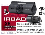 IROAD X6 - Front & Rear Full HD resolution dash cam car camera - WiFi - Iroad Singapore Official de