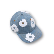 Denim Tears Cotton Wreath Raw Denim Cap Light Wash