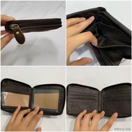 ✿◄❁KS04/Z｜Kickers Men Wallet ZIP Leather （with box）lelaki dompet gift fatherday quality baik Timberland Lee Jeep
