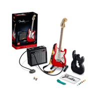 LEGO Ideas Fender Stratocaster 21329 DIY Guitar Model Building Set with 65 Princeton Reverb Amplifie