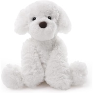 Furvana Bichon Frise Plush Puppy, Dogs Stuffed Animals, 10" Bichon Frise Stuffed Animal, Christmas A